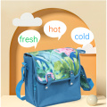Blue thermal insulation outdoor essential lunch bag