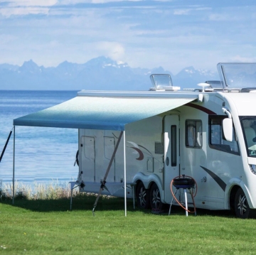 Factory Direct UV Resistant PVC Printed Awning Fabric Series A4 - Customizable Printed Tarps