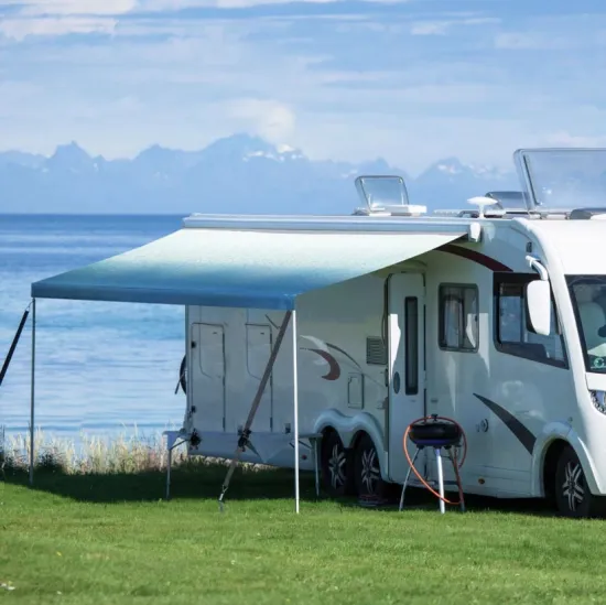 Factory Direct UV Resistant PVC Printed Awning Fabric Series A4 - Customizable Printed Tarps