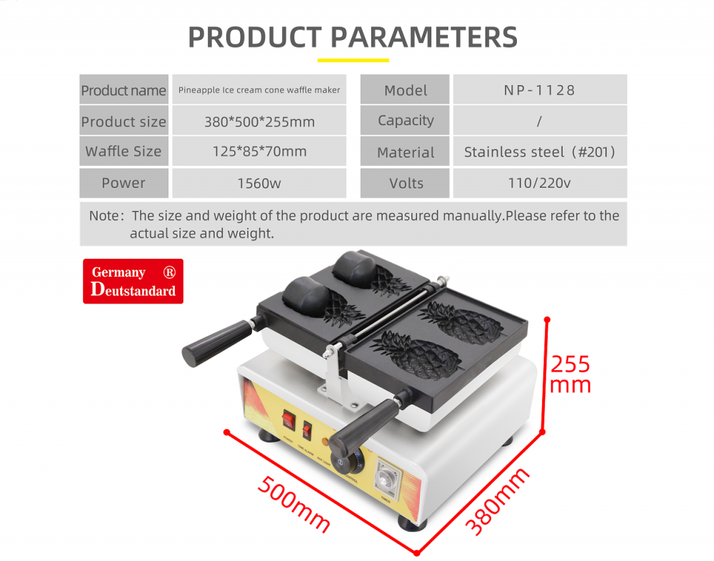 Hot selling pineapple ice cream machine