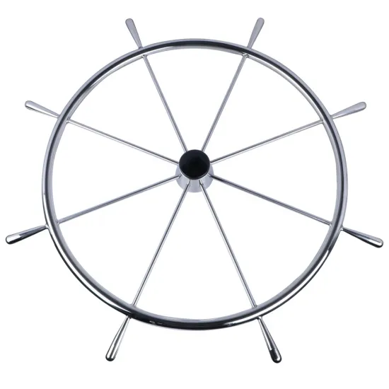 Hot Sale 316 Stainless Steel 8 Spoke Yacht Steering Wheel