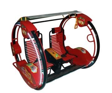 2 Wheel amusement park le bar car playground battery riding car