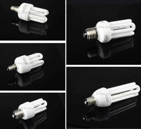 8000h CE ROHS ERP compact fluorescent bulb light 100% tri-phosphor tube