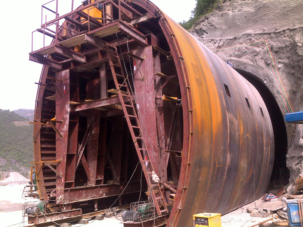 Carro de túnel de encofrado de ferrocarril hidráulico