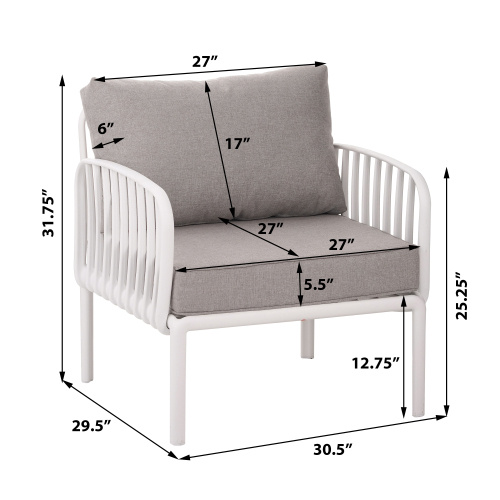 Outdoor Patio Club Chair