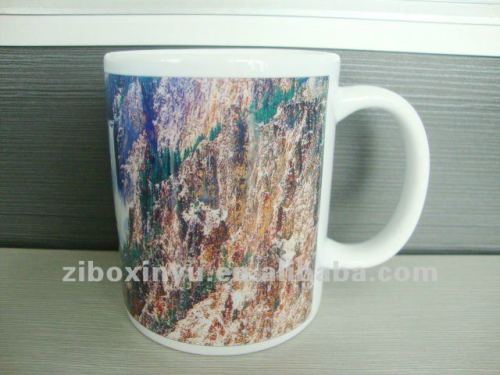 11OZ Ceramic White Sublimation Mugs With Heat transfer