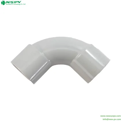 PVC Solid Elbow 90 degree angle PVC tube fittings