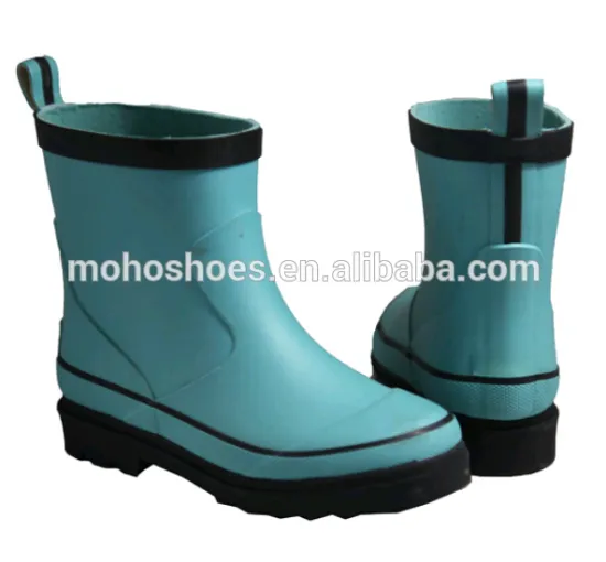 Campus Half Rain Boots, Ordinary Rubber Boots, Kids Campus Water Boots
