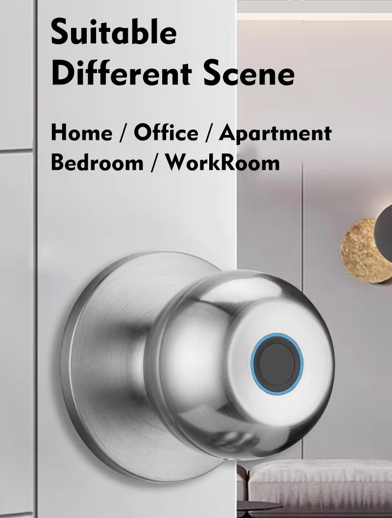 Fingerprint bedroom lock
