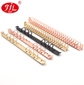 Wholesale Metal Gloss Binder Clips: Customizable Anti-Rust Ring Mechanism Clips with 3/6/9/20 Holes