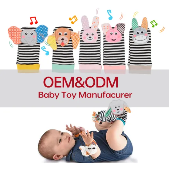 Soft Babies Cotton Gift Finder: Montessori Infant Newborn Toy, Stuffed Rattle, Baby Foot Socks with Bell for Newborns