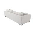 Elegant capri tre sits tyg soffa replik