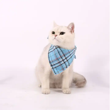 pet piaid triangular scarf