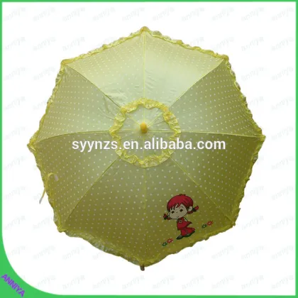 ultraviolet rays protection cute lace safety auto open straight rain umbrella children umbrella
