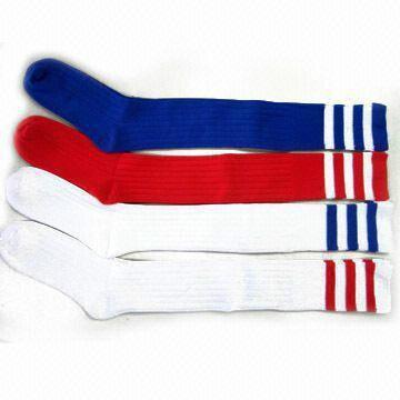 sport socks, football socks for soccer sport of man and women