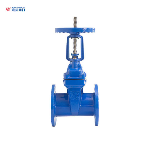 Válvula de gaveta selada macia com haste ascendente de flange DN100