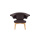 Kenyamanan Munich Lounge Leather Upholstered Beech Armchair