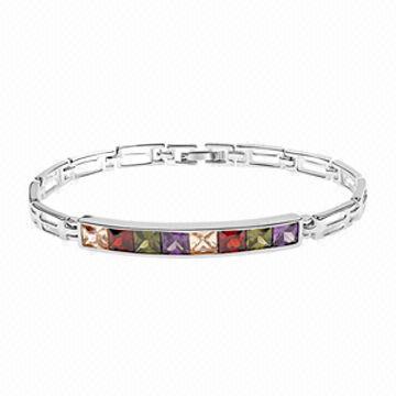 Swarovski Crystal Bangle, Available in Colors and Styles, Customized Designs are Accepted