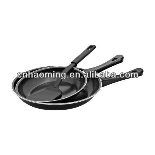 fry pan with Nylon shovel cookware sets