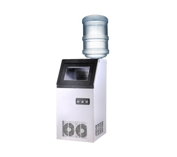 CE Certified 40kg Commercial Cube Ice Machine with Water Fall Supply-Tap