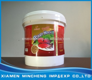 Strong attraction flower horn fish feed 10L bucket