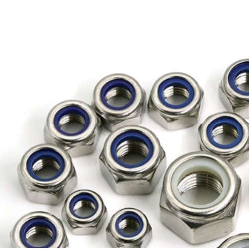 Contraporca de nylon de aço inoxidável DIN 985 grau 8