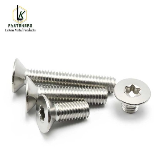 Шрубы з унутраным ключом Torx са сталёвай галоўкай