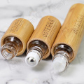 Natural bamboo ball bearing glass bottles