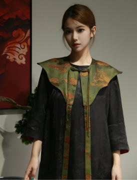 black dress with sleeves