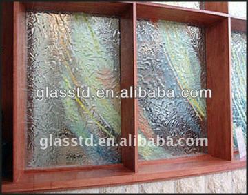 window with colorful painting