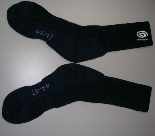 Blended Woolen sports black long socks