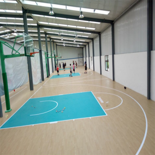 FIBA goedgekeurde PVC Basketball Sports Flooring