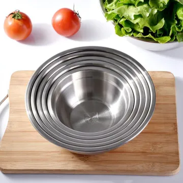 Thick Stainless Steel Frosted Soup Basin