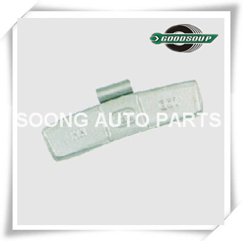 Stahl / Fe-Clip auf Rad-Balance-Gewichte für Stahlrad (LKW), Epoxy-Polyester-Beschichtung, Clip Lücke 5,5 mm / 5,7 mm, Super Qualität