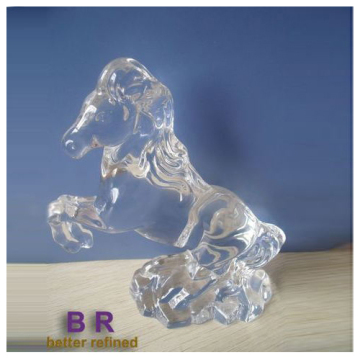 Glass Horse Figurines Hand Made Crystal Ornaments