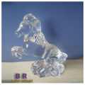 Statuette di cavalli in vetro Ornamenti di cristallo fatti a mano
