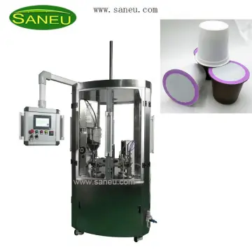 High Speed Rotary Nespresso K Cup Filling and Sealing Machine