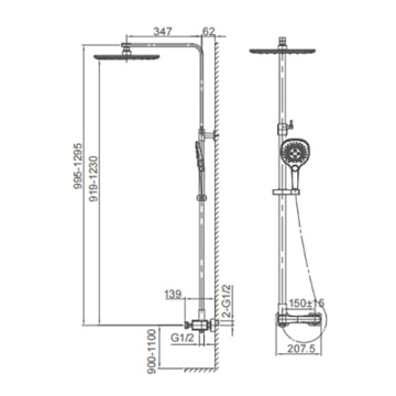 Bathroom Shower Combination Faucet Shower combination faucets Supplier