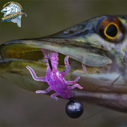 Topmouth Culter Soft Bait - Bear King Lure 6cm 1.25g 10 Pieces for Sea & Freshwater Fishing