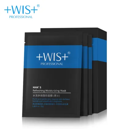 WIS Oil Control Deeply Moisturizing Natural Hydrating Sheet Mask Remove Blackheads Facial Mask For Men