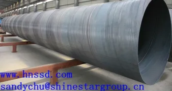 Spiral Q345 SSAW steel pipe,offshore line pipe
