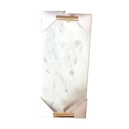 Luxury Guangdong Marble Tray with Gold Daya Italian Custom Shower Base