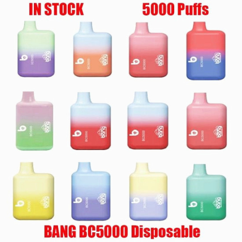 Bang BC5000 Puffs Disposable E Cigarette rechargeable