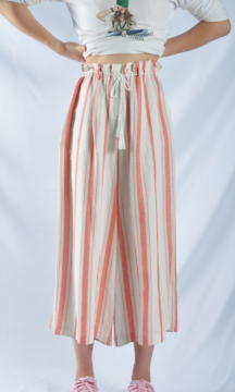 Calça Full Rayon com perna larga para senhora