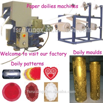 save 30% raw material high efficient paper doily machine