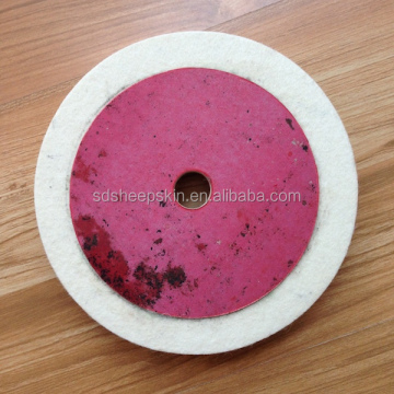 Wool Polishing Pad: Buffing Bonnet and Sheepskin Felt Wax Pads