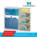 Porta-luvas de acrílico de capacidade máxima para uso em laboratório