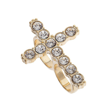 Designer antique style with CZ diamond finger ring for girls