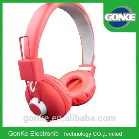 red bass DJ headphone for mobile phone Wired headset factory in guangdong