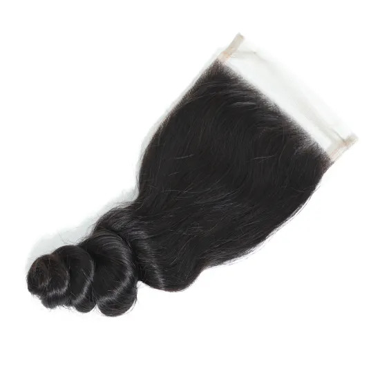 OEM Hair Vendors 2x6 5x5 13x4 13x6 6x6 7x7 360 Lace Frontal Closure Pre Plucked Raw Cambodian Virgin Human Hair 4x4 Closure